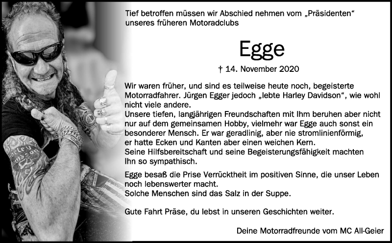 Juergen Egger Traueranzeige